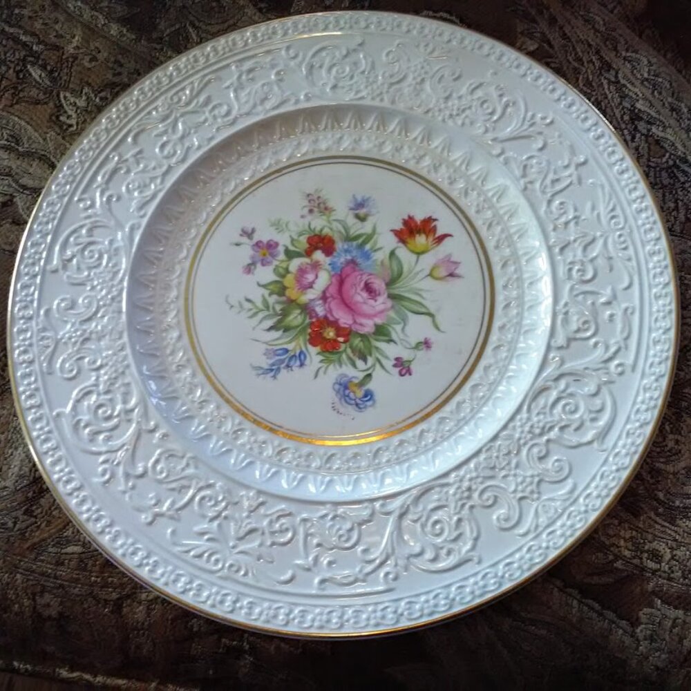 Porceline vintage decorative plate ec Bavaria